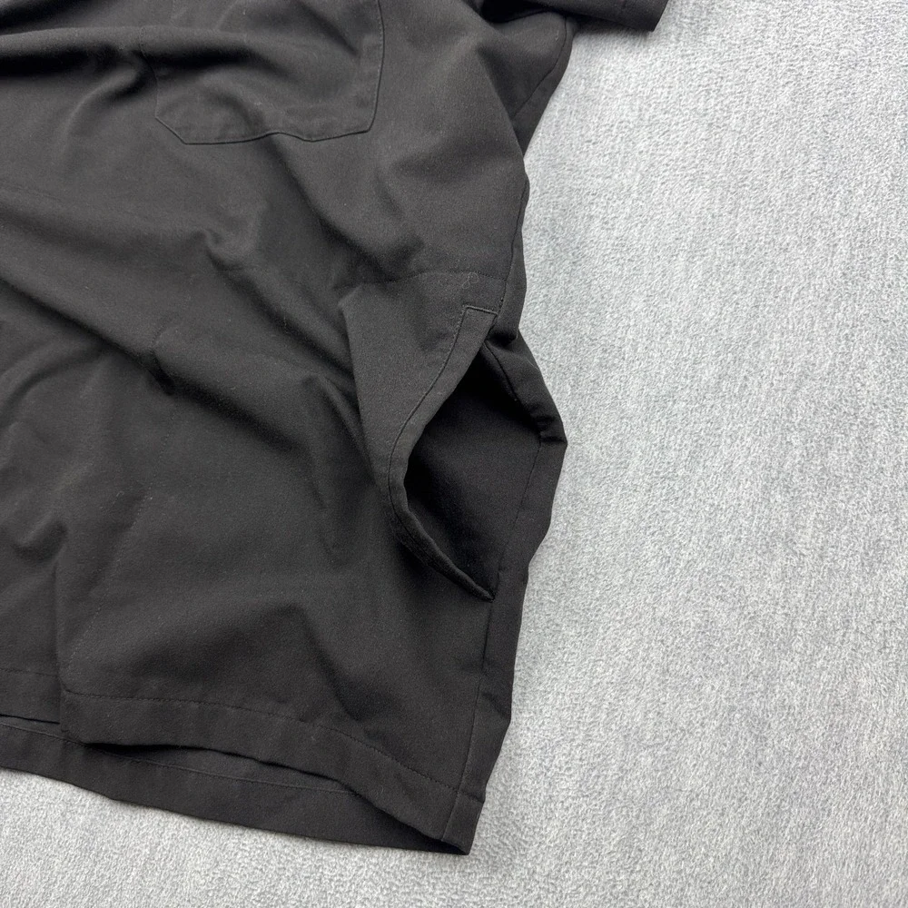 Figs Scrub Top Mens XL Black Chisec Three Pocket Technical Collection‎ Medical